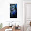 «Blue Meditating Buddha», reproduction sur toile-1939906914