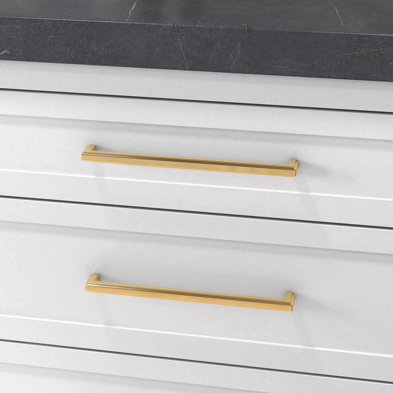 4428 Raised Pull, Polished Brass
