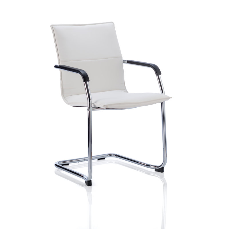 Gustave Waiting Room Chair, White