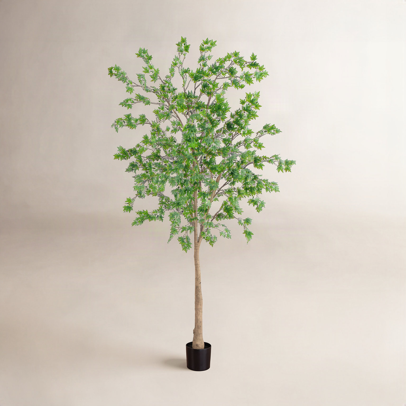 96'' Faux Maple Tree in Pot Liner