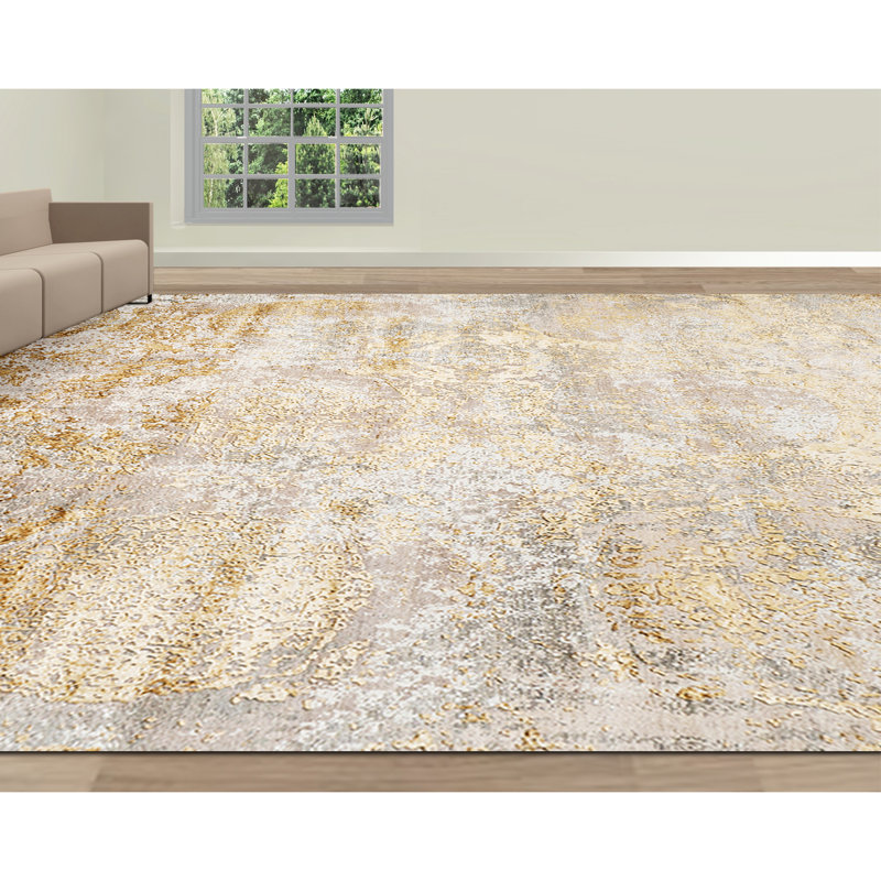 Abstract Area Rug, Rectangle 8' x 10'