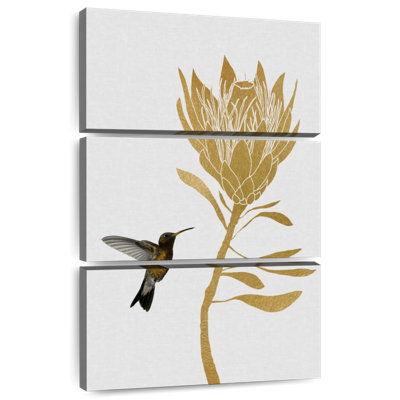 Harnek colibri et fleur II