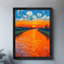 Reproduction d'art encadré noir rétro-1953167121