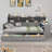 Full Size Wooden Daybed with Trundle, Storage Drawers, and Study Desk for Space-Saving Multi-Functional Use.-77531604