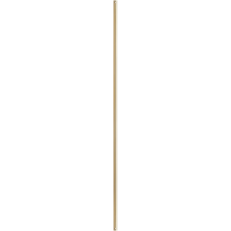 Ceiling Fan Threaded Downrod, 18" H x 0.75" W 0.75" D, Aged Brass