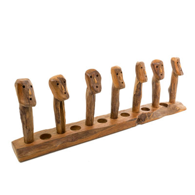 Wood Tabletop Tealight Holder