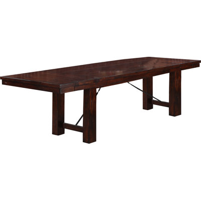 Madrazo Extendable Solid Wood Base Dining Table