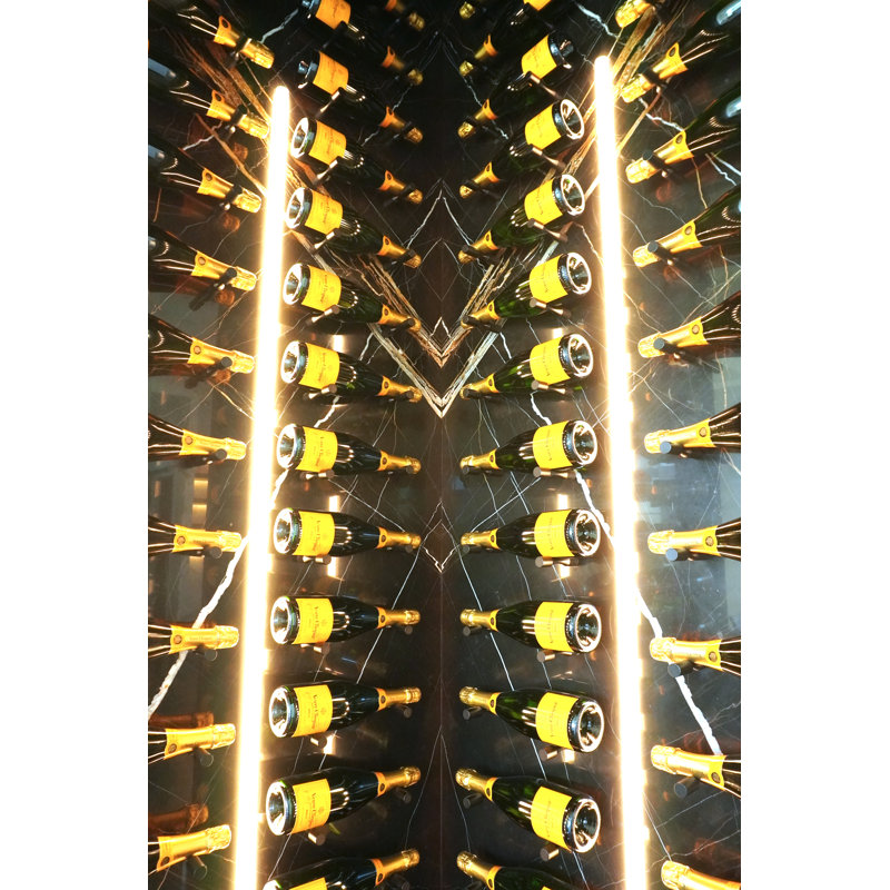 Support à vin à fixation murale 1 bouteille Vino, Acrylique