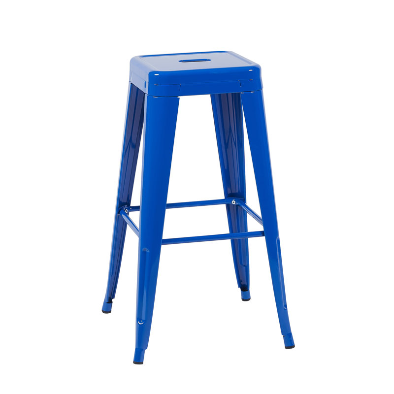 Tabouret à hauteur de comptoir 30 pouces, Bleu, Tabouret de bar (siège d’une hauteur de 30 po)