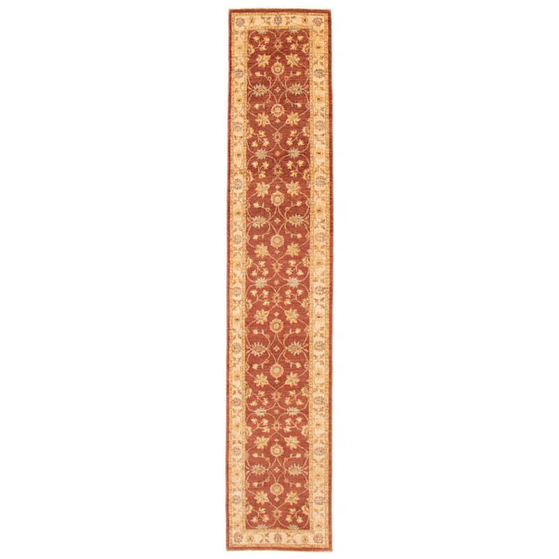 Tapis unique en cuivre foncé de 2 pi 6 po x 12 pi 2 po