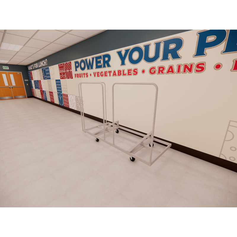 Heavy-Duty Table Cart - Single Stacking, 54" H x 80" W x 33" D