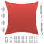Voile d'ombrage carré Amgo-105251970-105251962