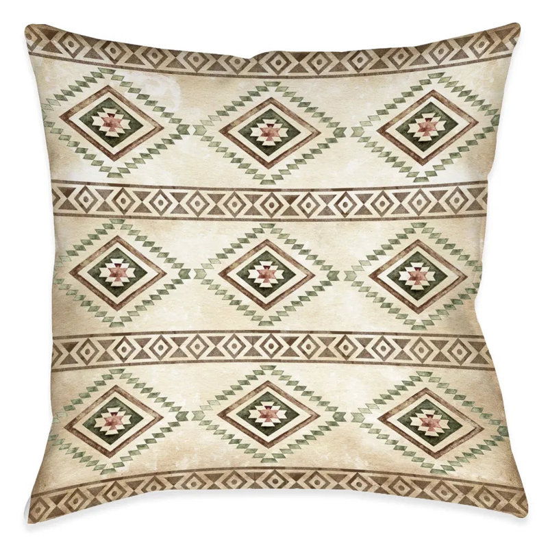 Trail Ridge Reversible Throw Pillow