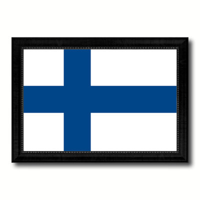Finland Country Flag on Canvas on Canvas