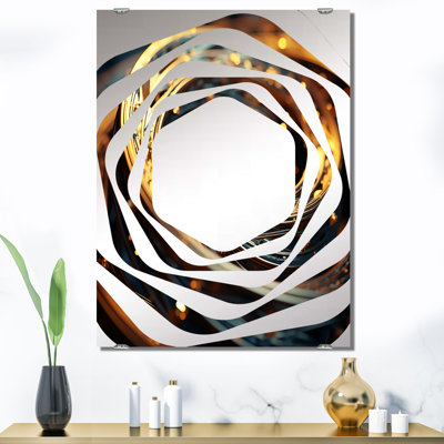 Ryals - Miroir mural à spirales abstraites MIR137896