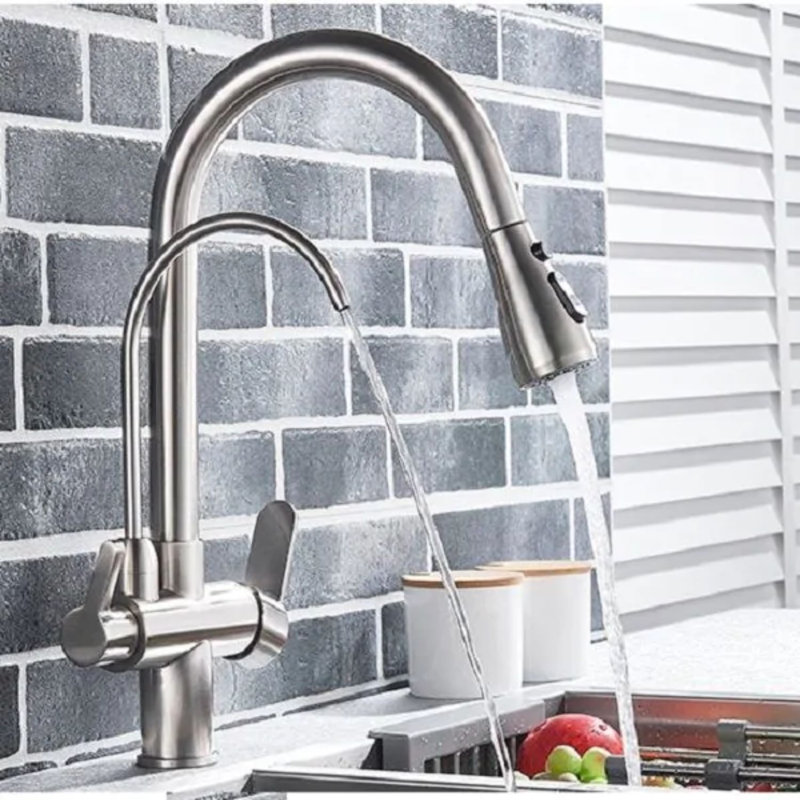 Robinet pour salle de bain à poignée double Belem