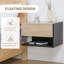 46cm W Manufactured Wood Bedside Table