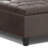 Harrison 40"W Upholstered Large Square Coffee Table Storage Ottoman with Split Lift Top-105374281