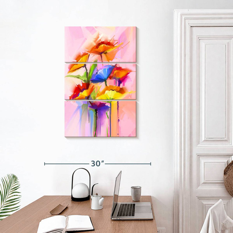 Fleurs Harnek, H 32 po x l 20 po