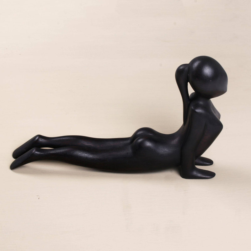 Statue en bois Erelah Cobra Yoga