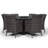 Karcher 6 Seater Dining Set with Cushions and Parasol