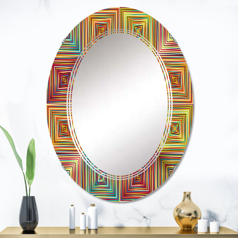 Miroir de salle de bain ovale mural, 36 po x 24 po