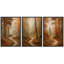 «Autumn Forest Path», art de paysage, photos de salon, impression sur toile encadrée, 3 pièces-130379661-130379662