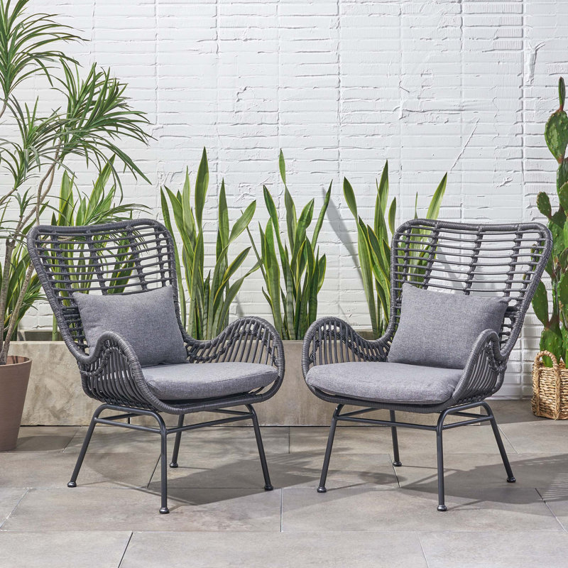 Fauteuil d'appoint basique, Gris, Gris