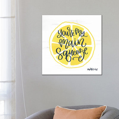Man Squeeze 1 Piece Wrapped Canvas Wall Art