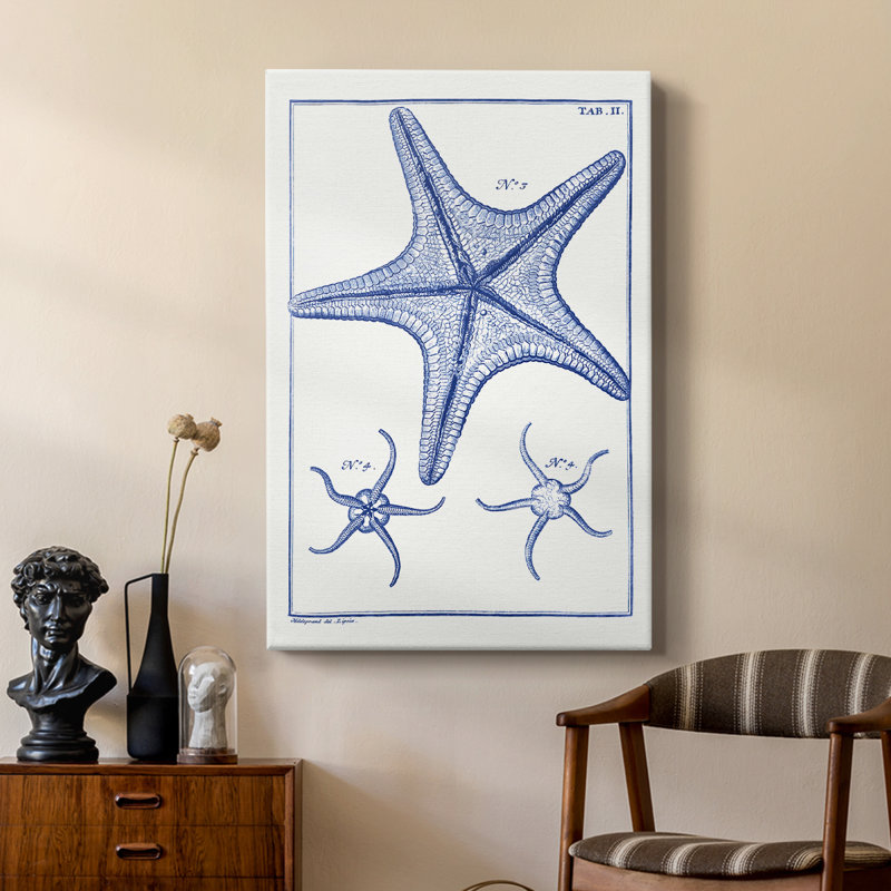 Blue Sea Stars VII - galerie Cavas sur mesure, H 27 po x l 18 po