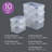 Easy Essentials™ Food Storage - Set of 5 Containers and 5 Lids