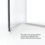 Porte de douche demi-cadre l 33 po x H 72 po Infinity-16968378-17243232