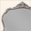 Miroir antique à finition platine