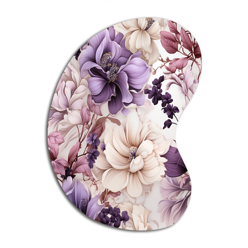 Ethereal Floral Delight, H 31 po x l 22 po x P 1 po