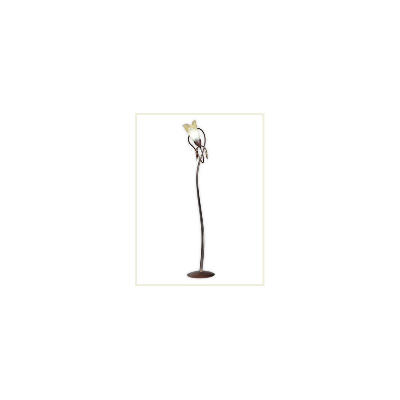 Lombardia Floor Lamp, Weathered Coffee