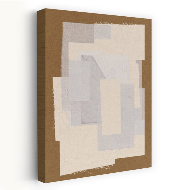 Art contemporain abstrait géométrique contemporain, H 60 po x l 40 po