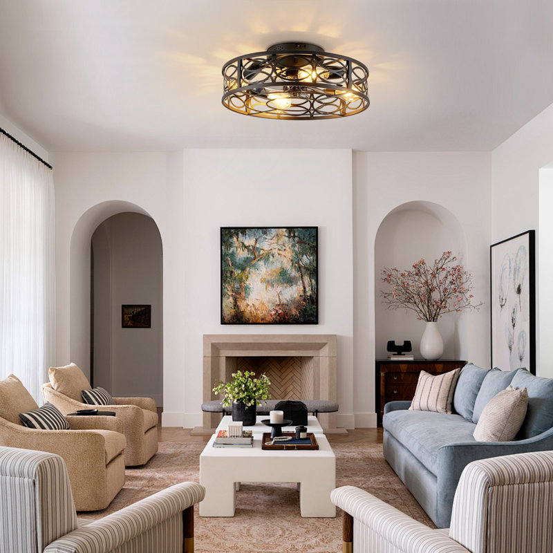 20 " Ceiling Fan, Grey