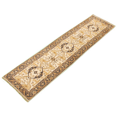 One-of-a-Kind 2'7" X 9'9" New Age Runner Wool Area Rug in