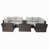 Coussin gris clair / structure espresso est en rupture de stock
