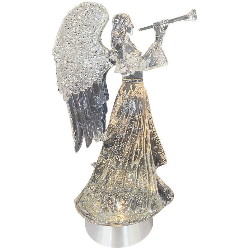 12" Angel Glitter Globe
