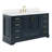 61'' Single Bathroom Vanity with White Quartz Top-93359374