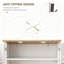 Garde-manger avec tablettes réglables