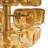 Fredrick Ramond Perriand Medium 40-Light Amber Glass Chandelier-122467681-122467683