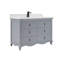 48" Solid Wood Sink Vanity  With 1' Artificial Stone Top-1007424495