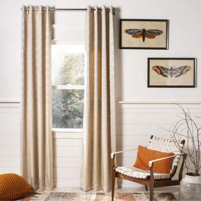 New Britain Room Darkening Curtain Single Panel