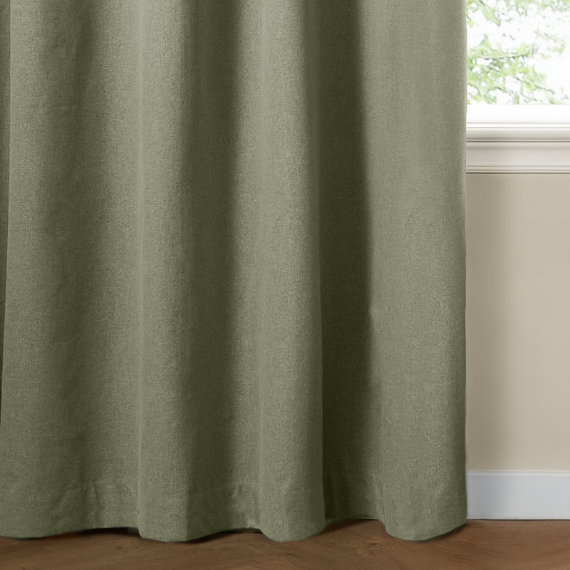 The Ultimate Blackout Blackout Curtain Panel Pair, 229cm Width x 137cm Drop, Green