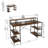 Kinslee 55inch Computer Desk, Office Work Desk with Monitor Stand-813825104