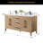 Griselde Free-Standing Double Vanity with Quartz Top-1806321014