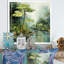«Tropical Jungle River II» - art mural bord de mer tropical-1630621747-1630621744