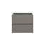 Modern Gray Bathroom Vanity Without Basin, Wall Mounted Cabinet With 2 Drawers, Silent For Quiet Function, Sufficient Storage Mount Basin - Usage, Volume-1413140745